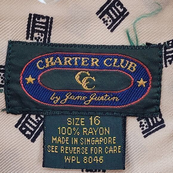 Charter Club Vintage Tailored Button Up Midi Pleated Skirt Set 2 Piece Outfit - Picture 5 of 15